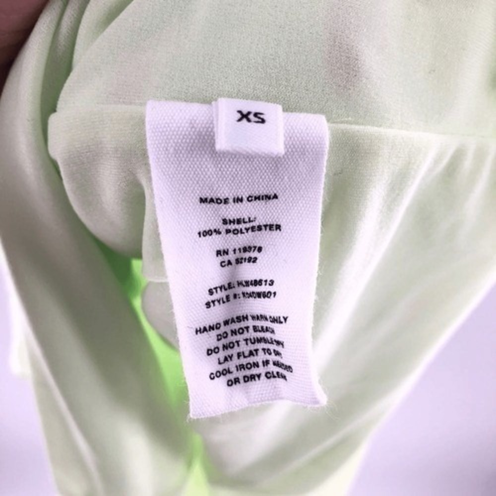 Helmut Lang Twist Sheath Dress Electric Yellow XS - Picture 9 of 9